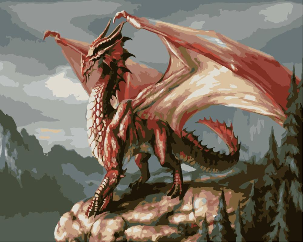 Knight Dragon - Paint By Numbers