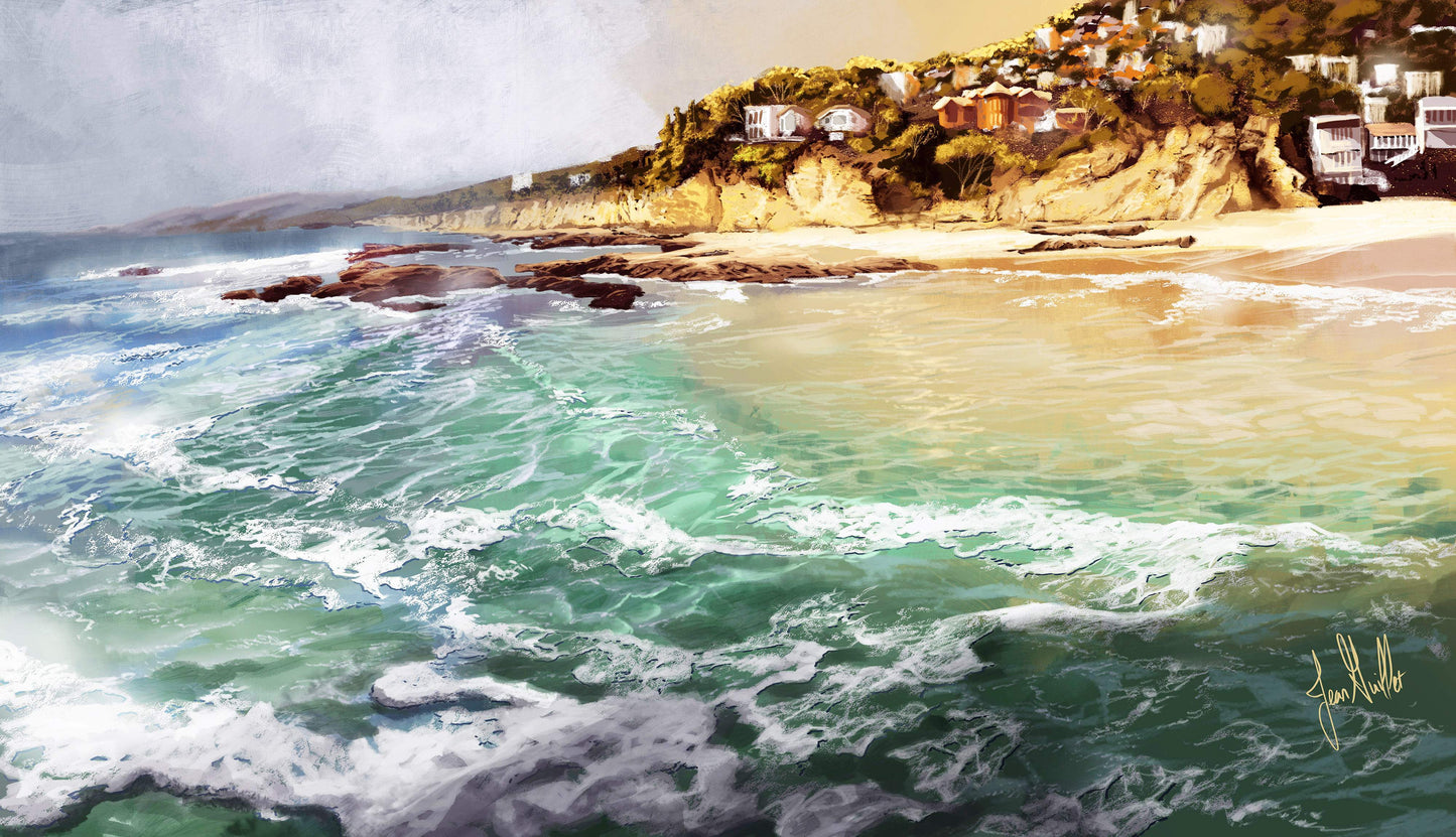 Laguna Beach - Art by Jean Guillet