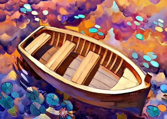 Mini Boat Paint by Numbers Kit