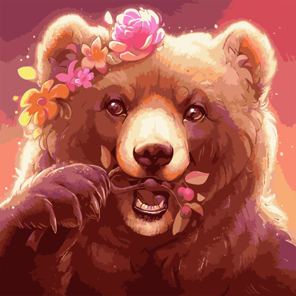 Mrs.Bear - Paint By Numbers