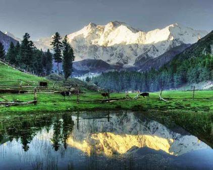Nanga Parbat Heart Soothing View - Pakistan Paint By Number