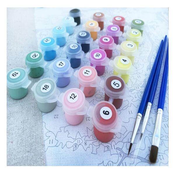 Under Water Paint By Numbers Kit - All Paint by numbers