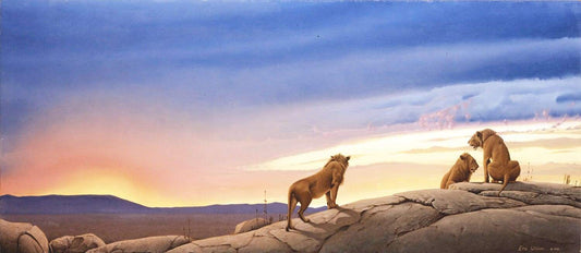 Serengeti Sunset - Art by Eric Wilson