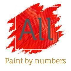 "Abstract Deer" Easy Paint by Numbers Kit - All Paint by numbers