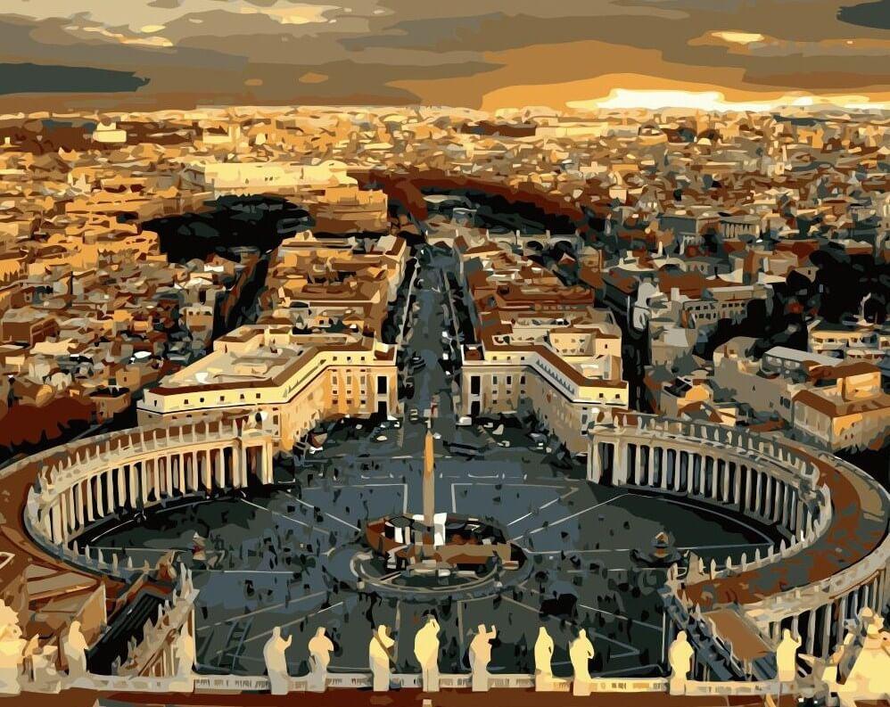 St. Peter's Basilica - Paint by Numbers