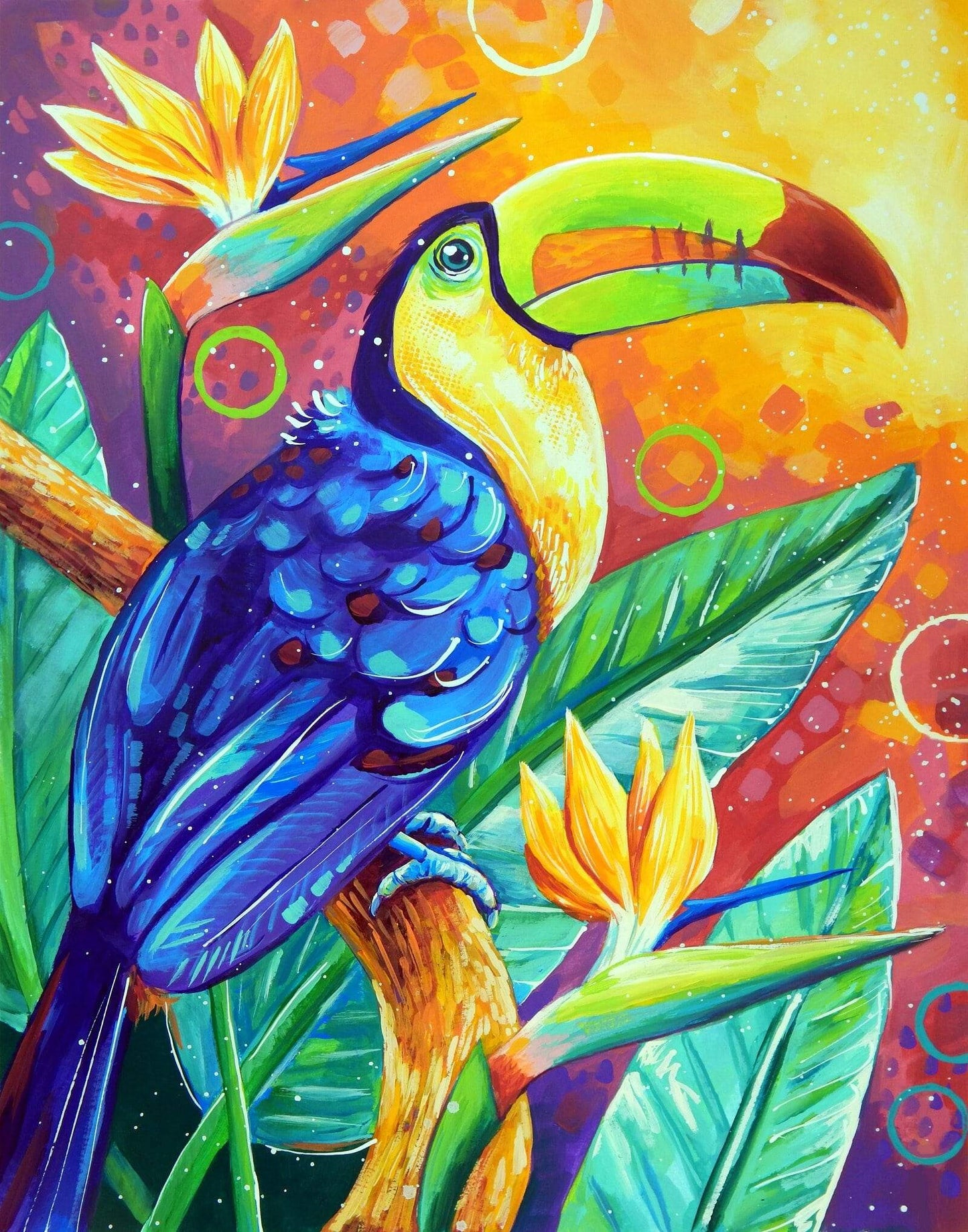 Toucan Among Birds of Paradise