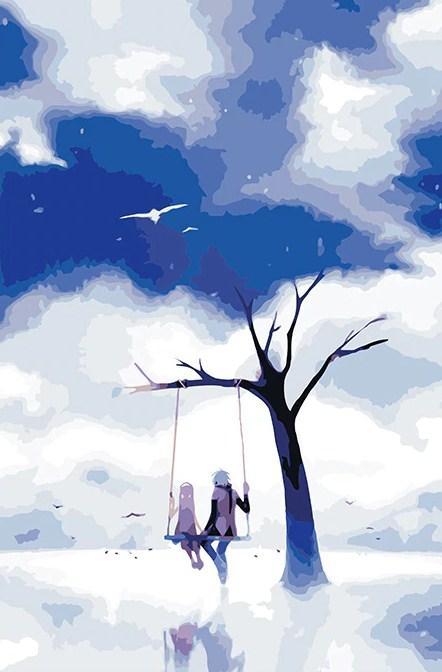 Tree Swing Paint by Numbers