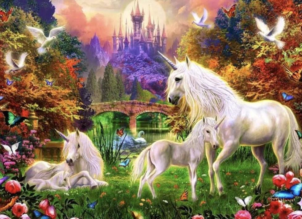 Unicorn Family Paint by Numbers