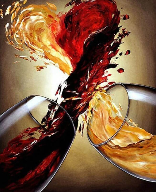 Wine Heart DIY Painting Kit