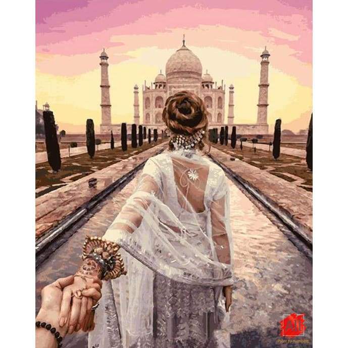 Paint By Numbers - Majestic Taj Mahal