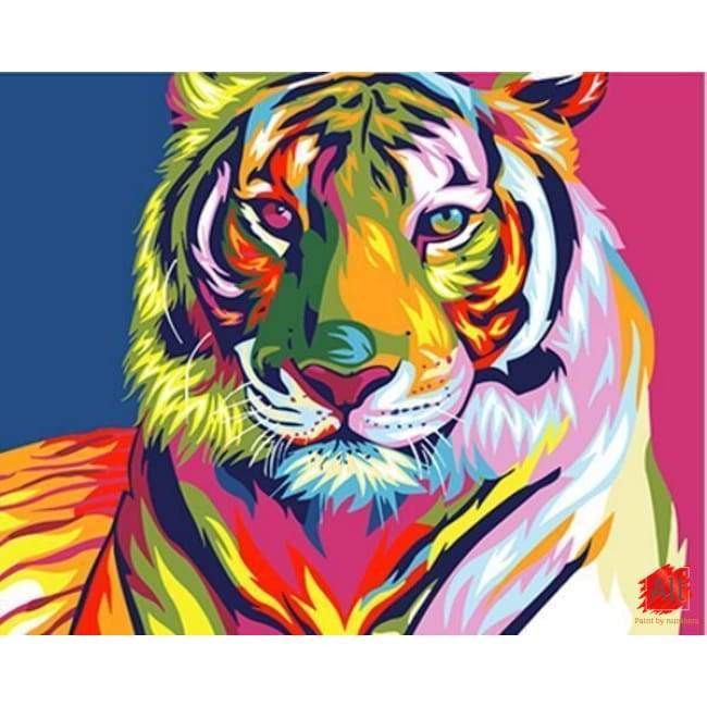 tiger paint by number