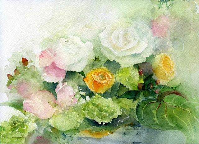 21 Beautiful Flowers Unframed and Framed Kits - All Paint by numbers