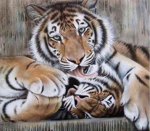 Beautiful Animal and Birds Painting - All Paint by numbers