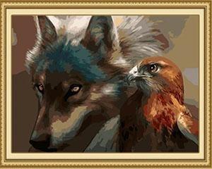 24 Stunning Animal unframed and Framed - All Paint by numbers