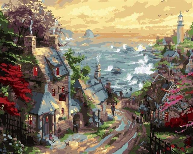 24 Countryside Fantasy Paintings - All Paint by numbers