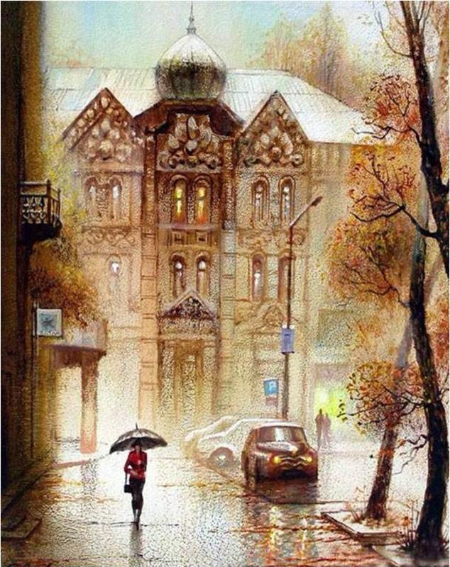 Russian Street DIY Painting By Numbers