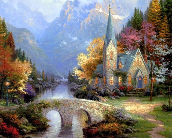 Beautiful Scenery - Paint Yourself with Paint by Numbers - All Paint by numbers
