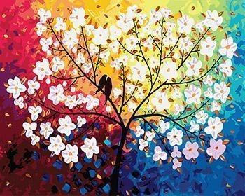 Colorful Flowers & Birds (20+ Variants) - All Paint by numbers