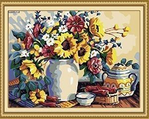 20+ Framed and Unframed Flowers Paintings - All Paint by numbers
