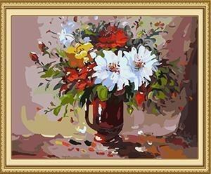 20+ Framed and Unframed Flowers Paintings - All Paint by numbers