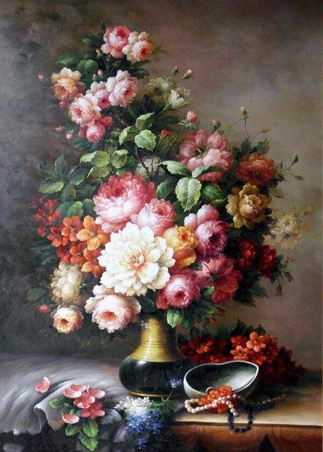 15+ Flower Paint by Number Paintings - DIY and Hang on your Wwalls