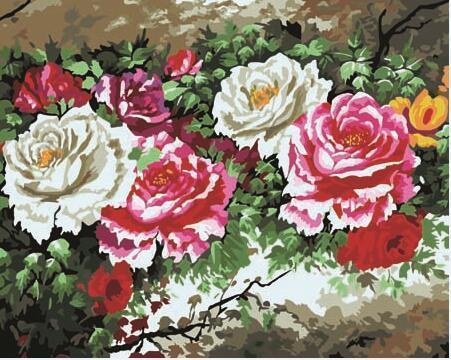 15+ Flower Paint by Number Paintings - DIY and Hang on your Wwalls
