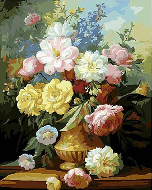 Flowers Painting - All Paint by numbers