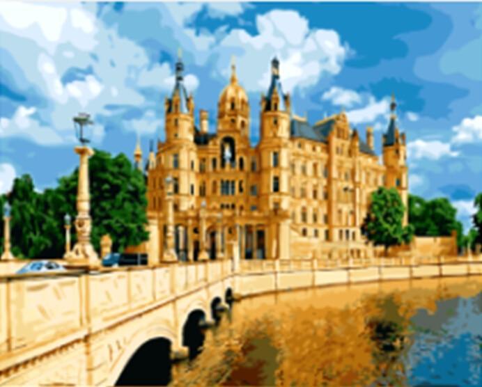 SCHWERIN PALACE Landscape - All Paint by numbers