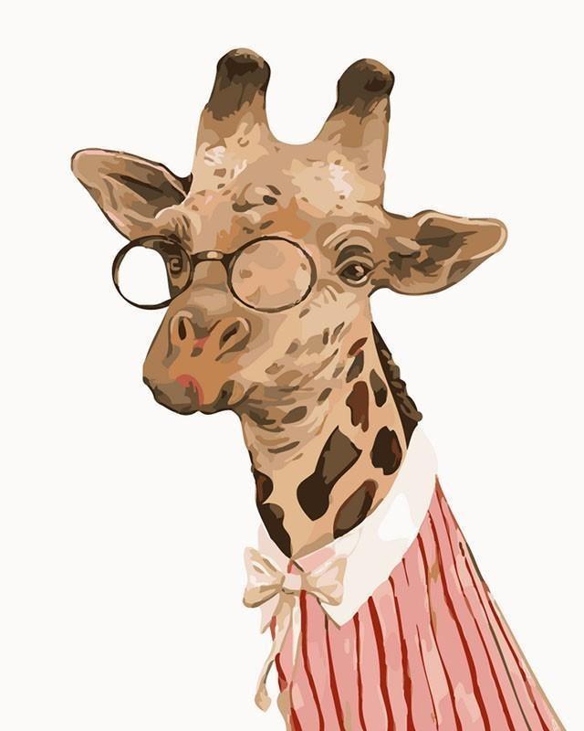 Professor Giraffe - All Paint by numbers