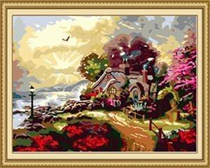 20+ Fantasy Colorful Places Paintings - Paint by Numbers