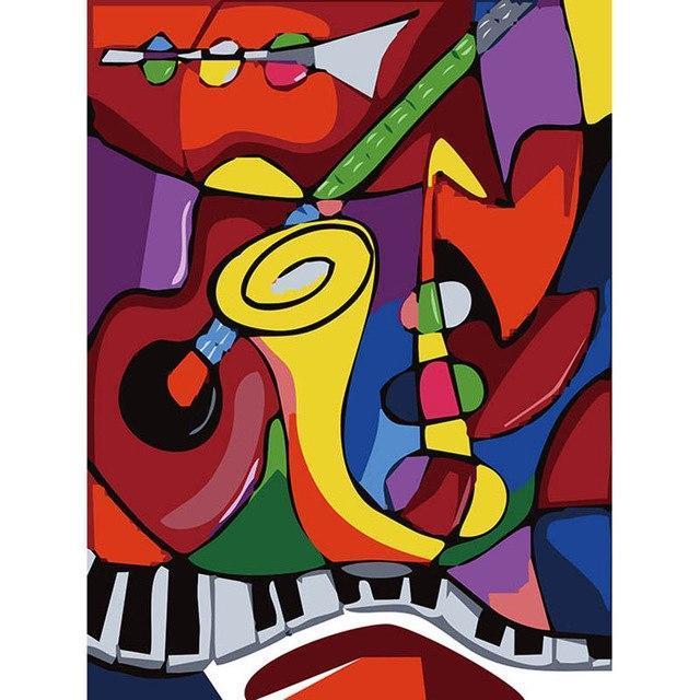 Music Lovers Paint by Numbers - All Paint by numbers