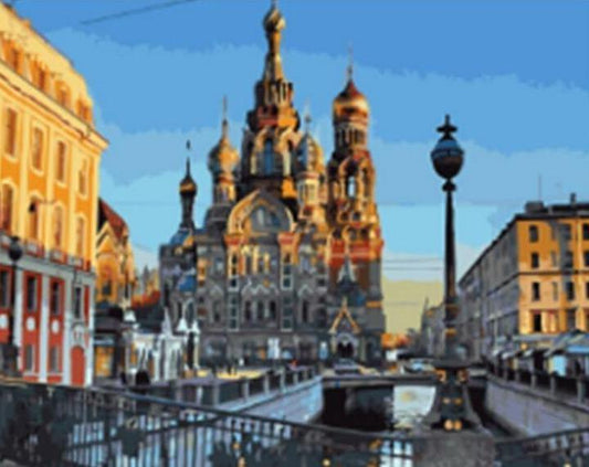 Church of the Savior on Blood Painting Kit - All Paint by Numbers