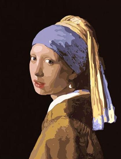 Girl Painting DIY - Religious Paintings - All Paint by numbers