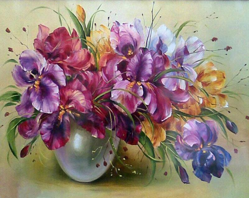 Flowers Painting - All Paint by numbers