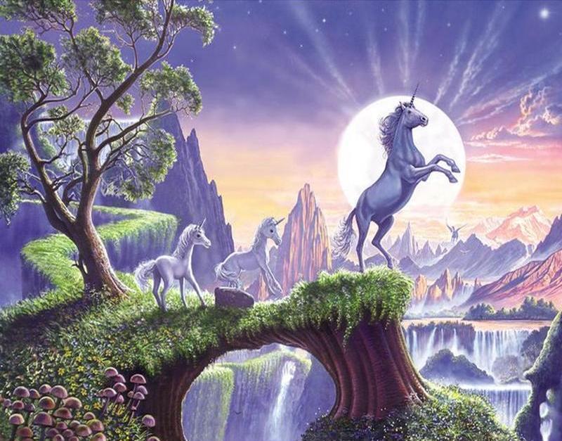 Unicorn Beautiful Painting - All Paint by numbers