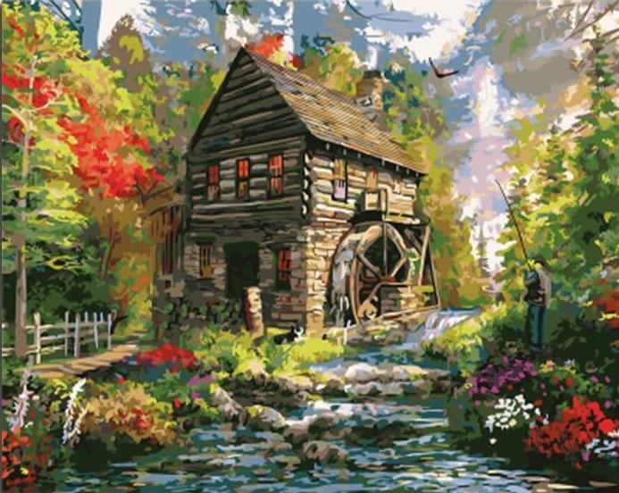 A cottage in the Nature - All Paint by numbers