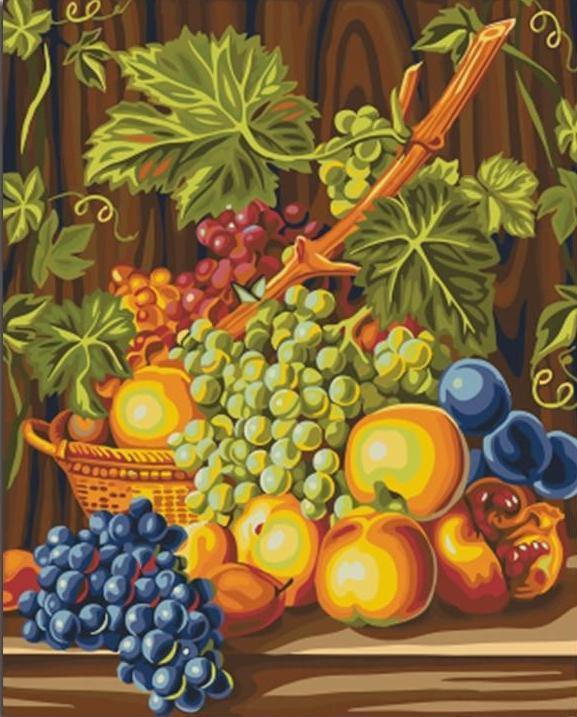 A Fruit Basket - All Paint by numbers