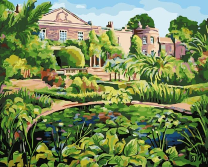 A Green Garden - All Paint by numbers
