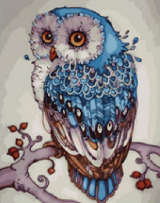 An Imaginary Owl Fantasy - All Paint by numbers