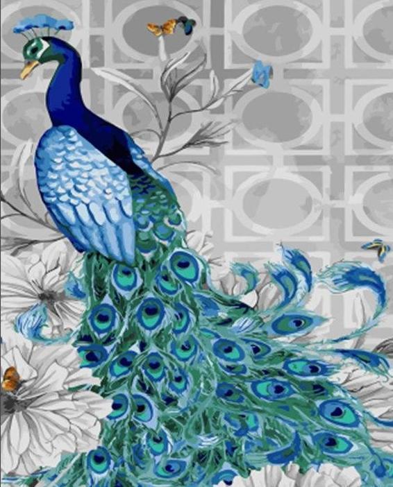 A Peacock - All Paint by numbers