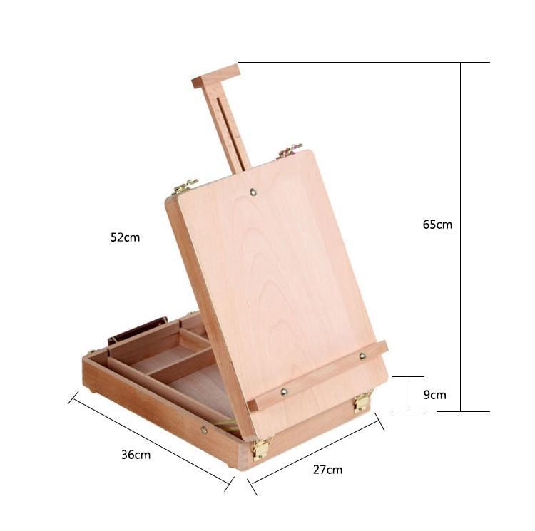 Wooden Easel with Storage