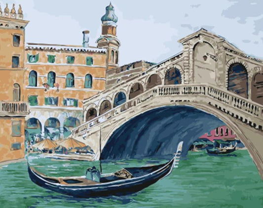 Rialto Bridge in Venice Italy