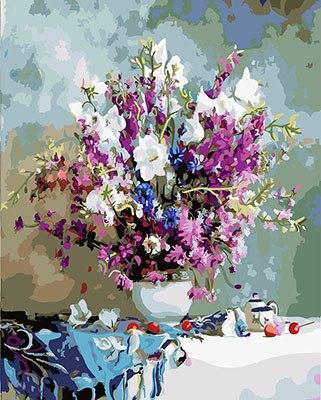 23 Flowers - Piant by Numbers Kits for Adults - All Paint by numbers