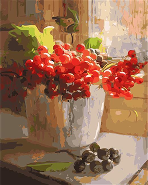 Still Life Berries Painting - All Paint by numbers