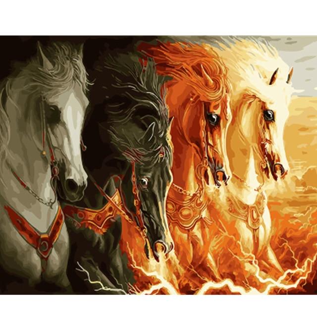 A Collection of Horses - All Paint by numbers