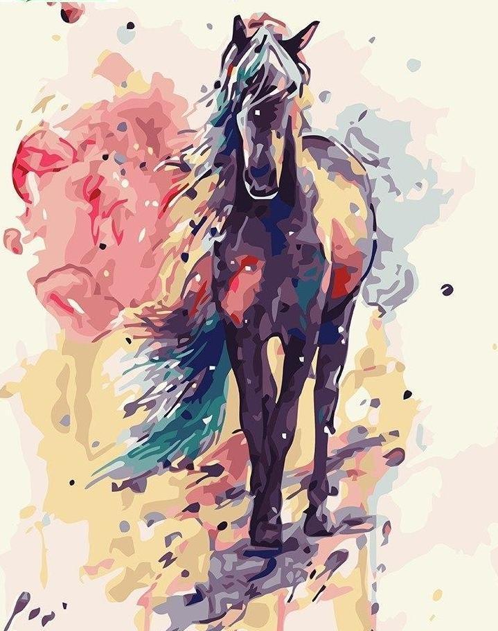 A Horse Paint By Numbers Kit - All Paint by numbers