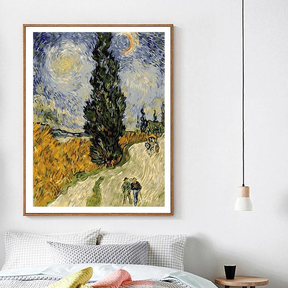 Vincent Van Gogh Painting - All Paint by numbers