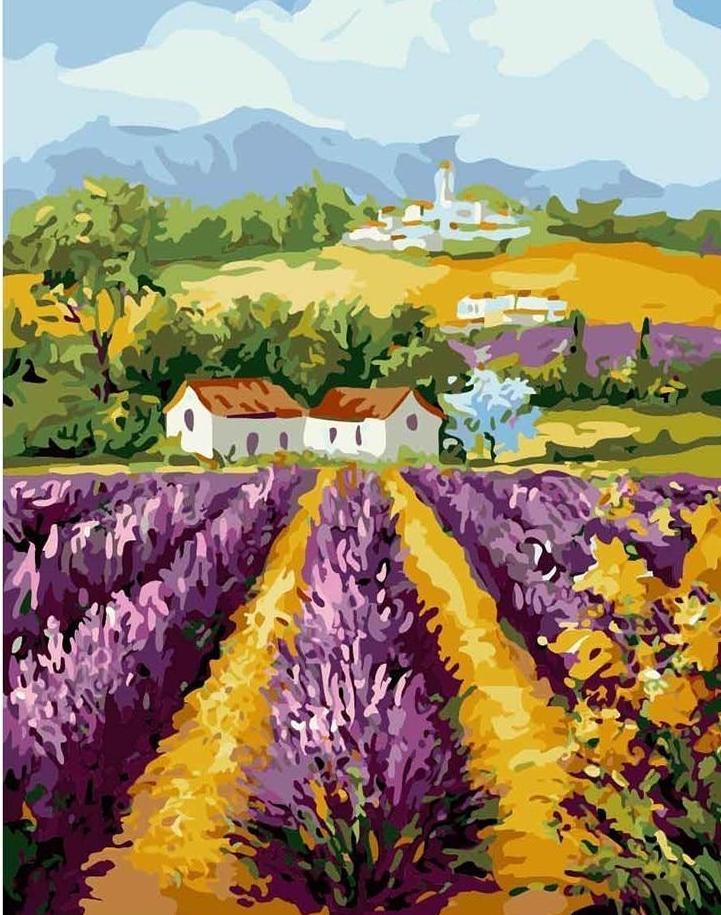 Farm House and Purple Farm - All Paint by numbers