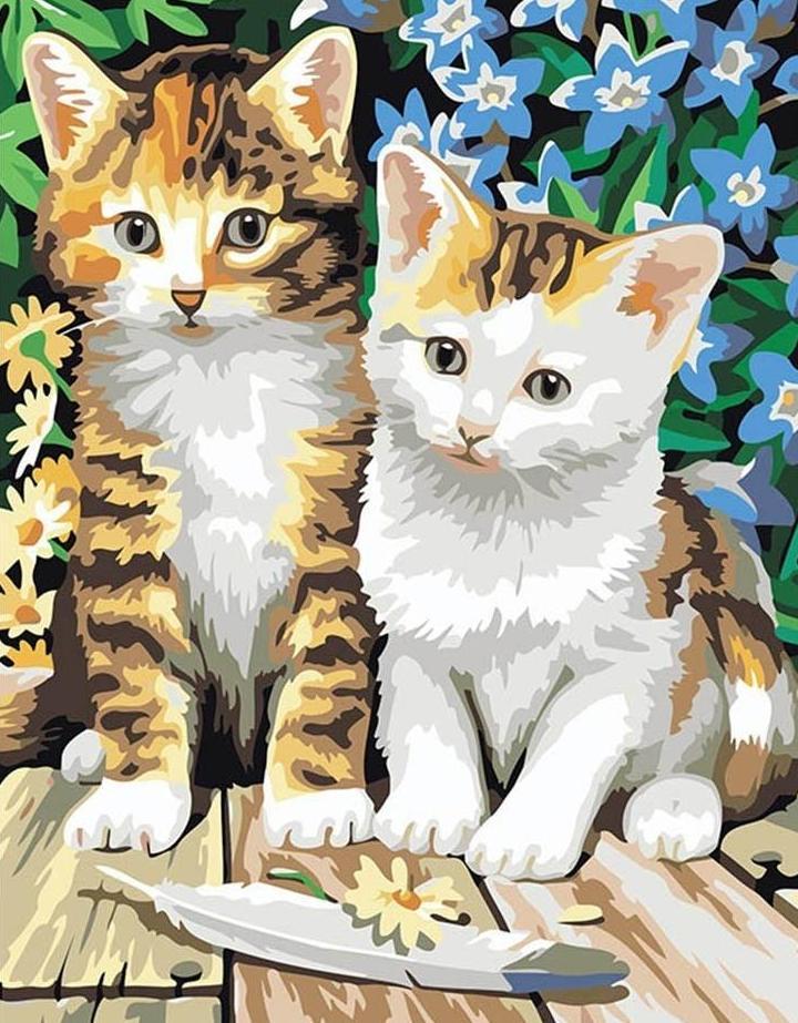 Cute Kittens - All Paint by numbers
