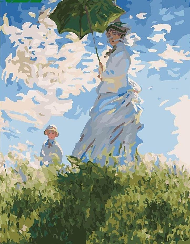 Madame Monet & her Son - All Paint by numbers